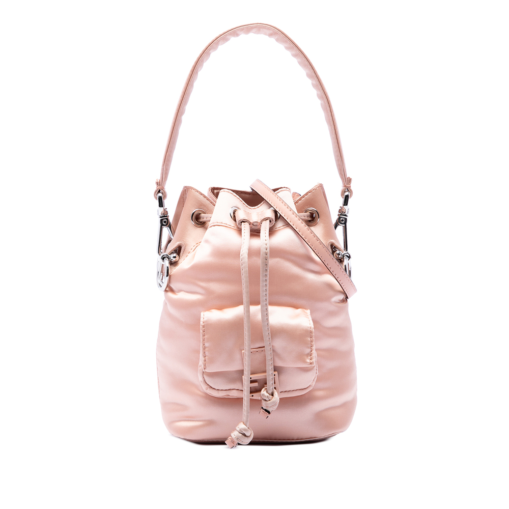 Pre-Loved Fendi Mini Satin Mon Tresor Bucket Bag